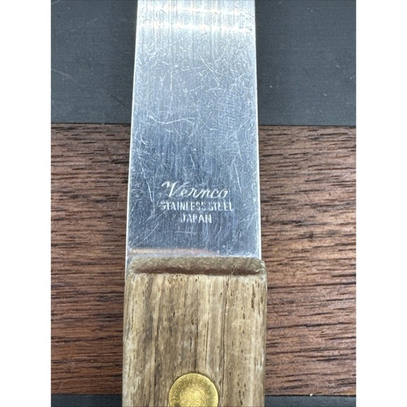 Vintage Vernco Stainless Steel Serrated Edge Spatula | 12" | Made In Japan - Picture 7 of 8